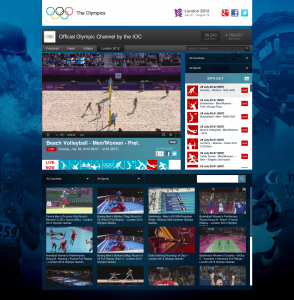 Final Olympics 2012 YouTube Live gadget